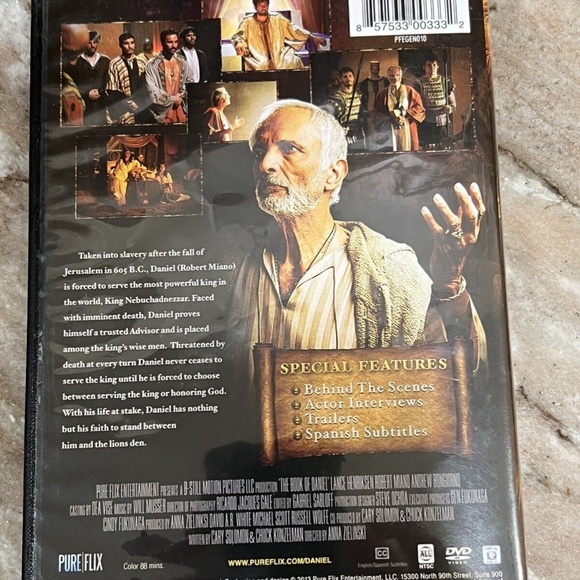 LOT 5 RELIGIOUS DVDS True Story of Christmas, Book of Daniel, The Cross, Paul - Picture 8 of 12